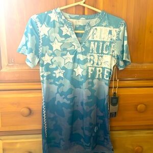 Double D Ranch tee, NWT, XS